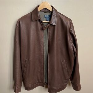 Buttery’s soft men’s leather jacket.